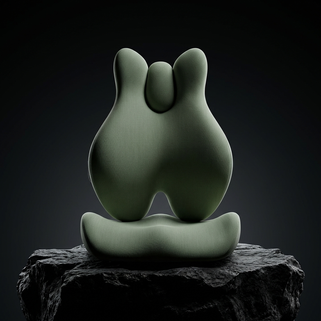 Ergonomisches Kissen-Set – Lenden- & Sitzkissen (Grün)