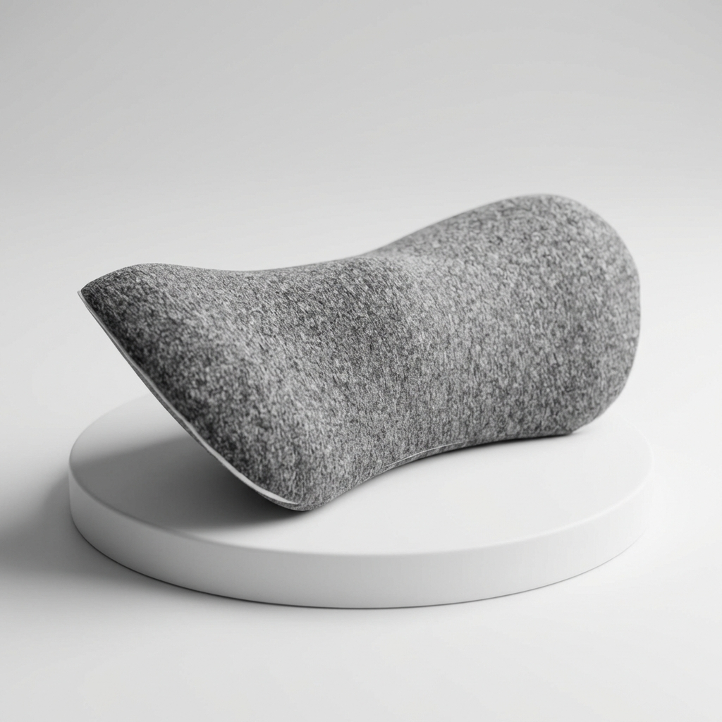 Ergonomic Memory Foam Back Support Pillow